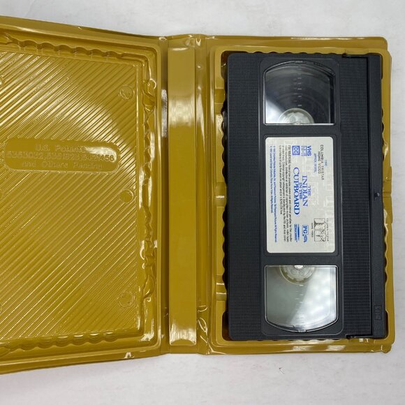 Vintage The Indian In The Cupboard VHS Tape Gold Clamshell Case Family Movie - Picture 3 of 9